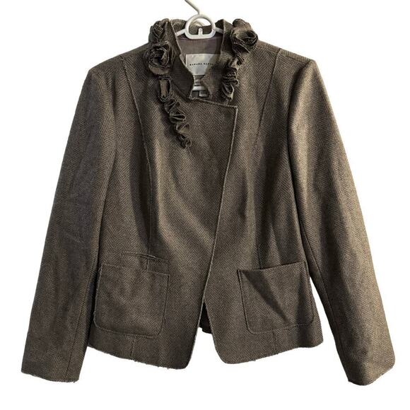 Banana Republic Italian Fabric Women's Wool Blend Jacket Size 8P - Picture 1 of 8